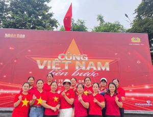 TRƯỜNG MẦM NON VIỆT VINH THAM GIA HOẠT ĐỘNG “CÙNG VIỆT NAM TIẾN BƯỚC” TRÊN ĐỊA BÀN XÃ BẮC QUANG